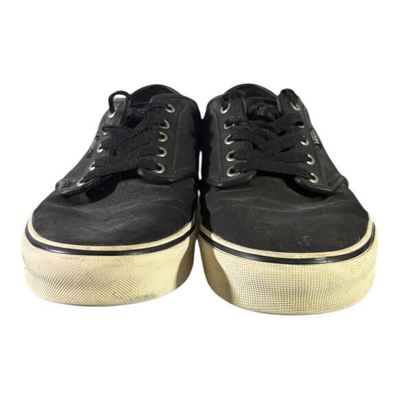 Vans Ultracush Black Leather Laceup Men's Size 12 VN500714 Skater - Picture 2 of 8